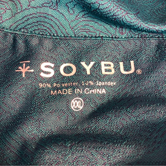 Soybu 1/2 Zip Print Jacket Top XXL - Picture 5 of 6